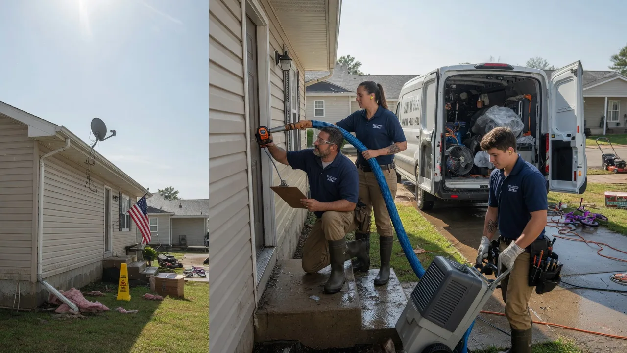 Ceiling Water Damage Restoration in Shullsburg, WI near me